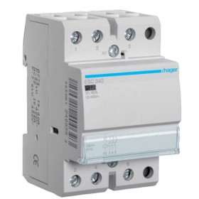 Контактор 40A ESC340 (3НВ, 230В) 3м Hager