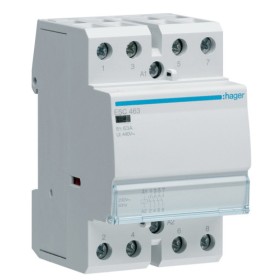 Контактор 63A ESC463 (4НО, 230В) 3м Hager