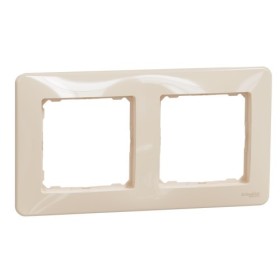 Рамка 2-постовая Schneider Electric Sedna Design бежевая SDD312802