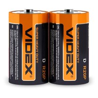Солевая батарейка Videx R2OP D (R2OP/D 2pcs S) 2 шт