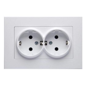 Розетка с з/к двойная Gunsan Eqona