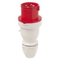 Трехфазная вилка WALTHER WL230406 (3P+E) 32А 380V IP44