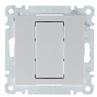 Заглушка Hager WL7012 Lumina (срібляста)