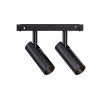 Магнітний трековий світильник Kloodi KDMG-SPOT35 2x7W 4K BK LED 1120Lm IP20 чорний