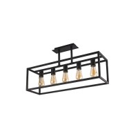 Люстра Nowodvorski 9047 Crate E27 5x25W IP20 черная