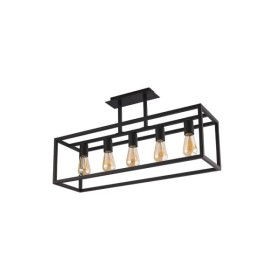 Люстра Nowodvorski 9047 Crate E27 5x25W IP20 черная