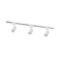Комплект трековых светильников Goldlux 321589 Paris 1м GU10 3x10W IP20 1-фазный белый