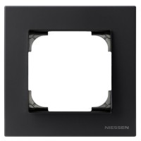 Однопостова рамка ABB Sky 8571 NS (чорний оксамит)