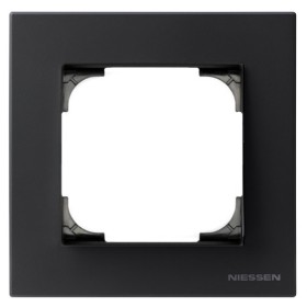 Однопостовая рамка ABB Sky 8571 NS (черный бархат)