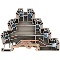 Трирівнева клема Schrack IK680003 3P+P тип PUK3T 2,5мм²