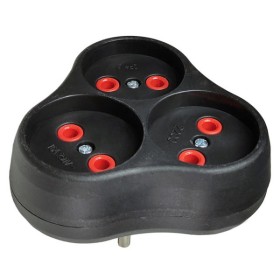 Тройник Neomax черный без заземления (NX1115)