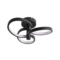 Люстра Goldlux 336002 Ribbon LED 1x12W 4000K 1700Lm IP20 чорна