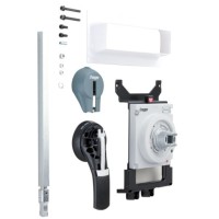 Поворотная удлиненная ручка Hager HXD031H с возможностью блокировки h400-h630 IP55