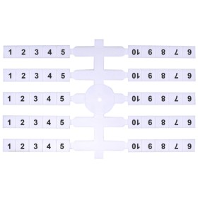 Маркировочная табличка ETI EO3 1-10 200шт (3901752)