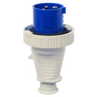 Силовий штекер на кабель WALTHER WL219306 (2P+E) 16А 230V IP67