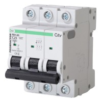 Автомат захисту мережі Promfactor CITY FB1-63 3P C 25A 6кА (FB1CI3025)