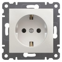 Розетка WL1050 Lumina-2, белая, Hager