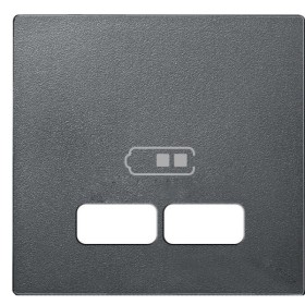 Накладка USB розетки Schneider Electric Merten System M MTN4367-0414 (антрацит)