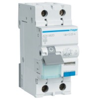 Дифференциальный автомат Hager ADA982D C 32A 1P+N 6кА 30мА А