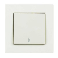 Выключатель Nilson Moda белый 1кл проходной с подсветкой ( 21112008 )