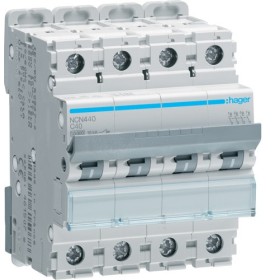 Автоматический выключатель NCN440 (4р,С,40А) Hager