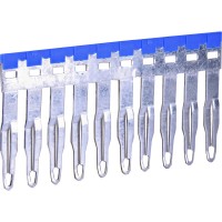 Втычная 10P перемычка ETI 3903159 ESP-PTP/5/10/B для ESP-HMM.4 c синей изоляцией