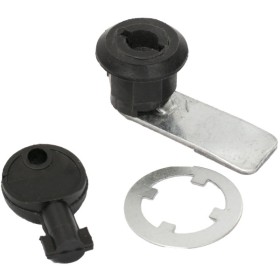 Поворотний замок Білмакс Б00031368 ЗП-1 (чорний) із ключем