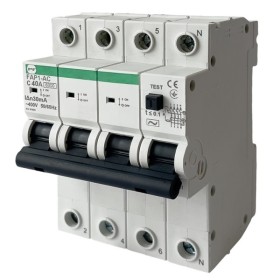 Автомат захисного відключення Promfactor FAP1-AC "C" 40А/0,03A 4P 6кА (FAP01C400304AC)