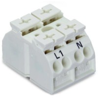 L1-N клема Wago 862-1652 (біла)