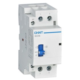 Модульный контактор Chint NCH8-40M/20 AC 220-240В с ручным управлением (257436)