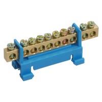 Нульова шина Chint на DIN-рейку HC-003/10 6х9 з ізолятором (10029)