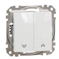 Кнопочный выключатель Schneider Electric Sedna Design & Elements для жалюзи белый SDD111114
