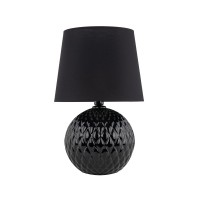 Настільна лампа TK Lighting 16047 Santana E27 1x15W IP20 чорна