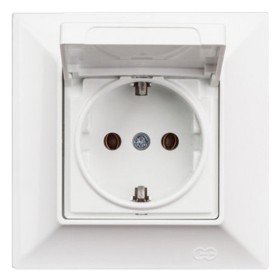 Розетка с крышкой Gunsan Neoline