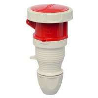 Трехфазный разъем на кабель WALTHER WL339 (3P+N+E) 32А 380V IP67