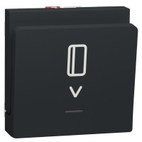 Карточный выключатель Schneider Electric NU328354 с подсветкой 10А 2М (антрацит)