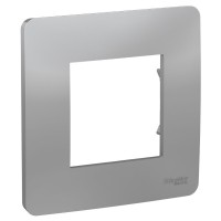 Однопостовая рамка Schneider Electric NU200230 (алюминий)