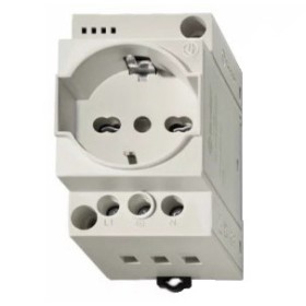 Розетка на DIN-рейку Finder 16А 230В AC Schuko (7U0082300000)