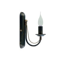 Бра, настенный светильник Nowodvorski 202 Ares E14 1x10W IP20 Bk