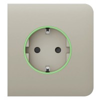 Центральная панель умной розетки Ajax 59999.163.IV SideCover Smart для OutletCore слоновая кость (38795)