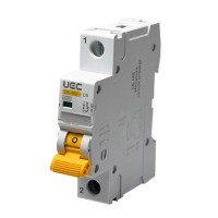 Автоматический выключатель UEC SB-M8 1P 6A C 4,5кA (MCB45-1-006-C)