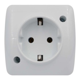 Розетка ALSU белая 1-я с заземлением ( 504-010200-217 )