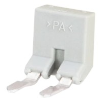 Двухконтактная изогнутая перемычка Wago 260-402 8мм² 10А (серая)