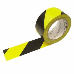 Клейка огороджувальна стрічка Elcor 40206798 UNPVC5020 50мм (20м) чорно-жовта