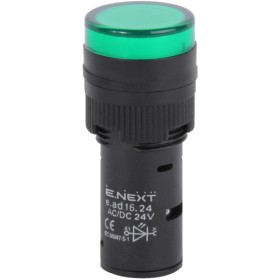 Сигнальна арматура E.Next e.ad16.24.green Ø16мм 24В АС/DC зелена (s009011)