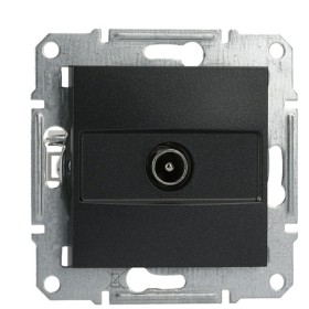 Розетка TV конечная без рамки антрацит Asfora, EPH3200171