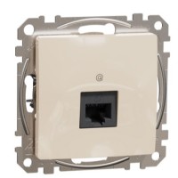 Комп'ютерна розетка Schneider Electric Sedna Design & Elements RJ45 кат. 5е UTP бежева SDD112451