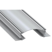 Профіль для світлодіодної стрічки Lumines VEDA срібло