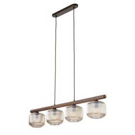 Подвесной светильник, люстра TK Lighting 11070 Salvia E14 4x10W IP20 коричневый