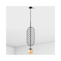 Подвесной светильник, люстра Imperium Light 314125.05.23 November E14 1x40W IP20 Черный